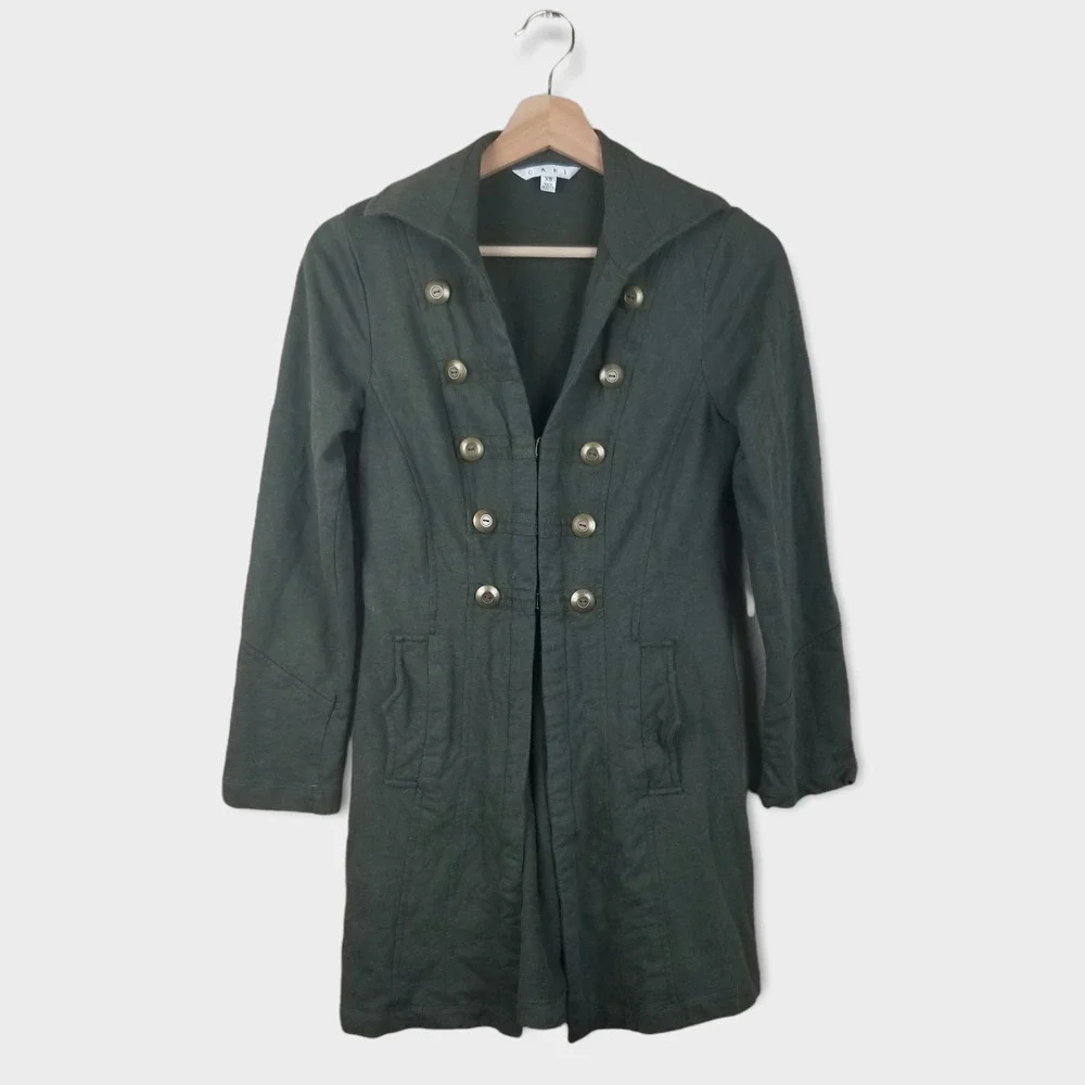 SOLD CAbi Cavilleri Button Military Jacket XS - Picture 3 of 6
